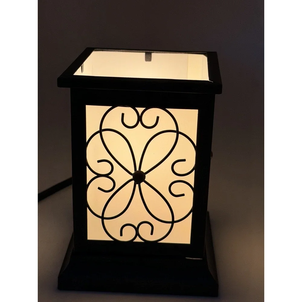 Mission Style Accent Table Lamp Bronze Metal Base WORKS